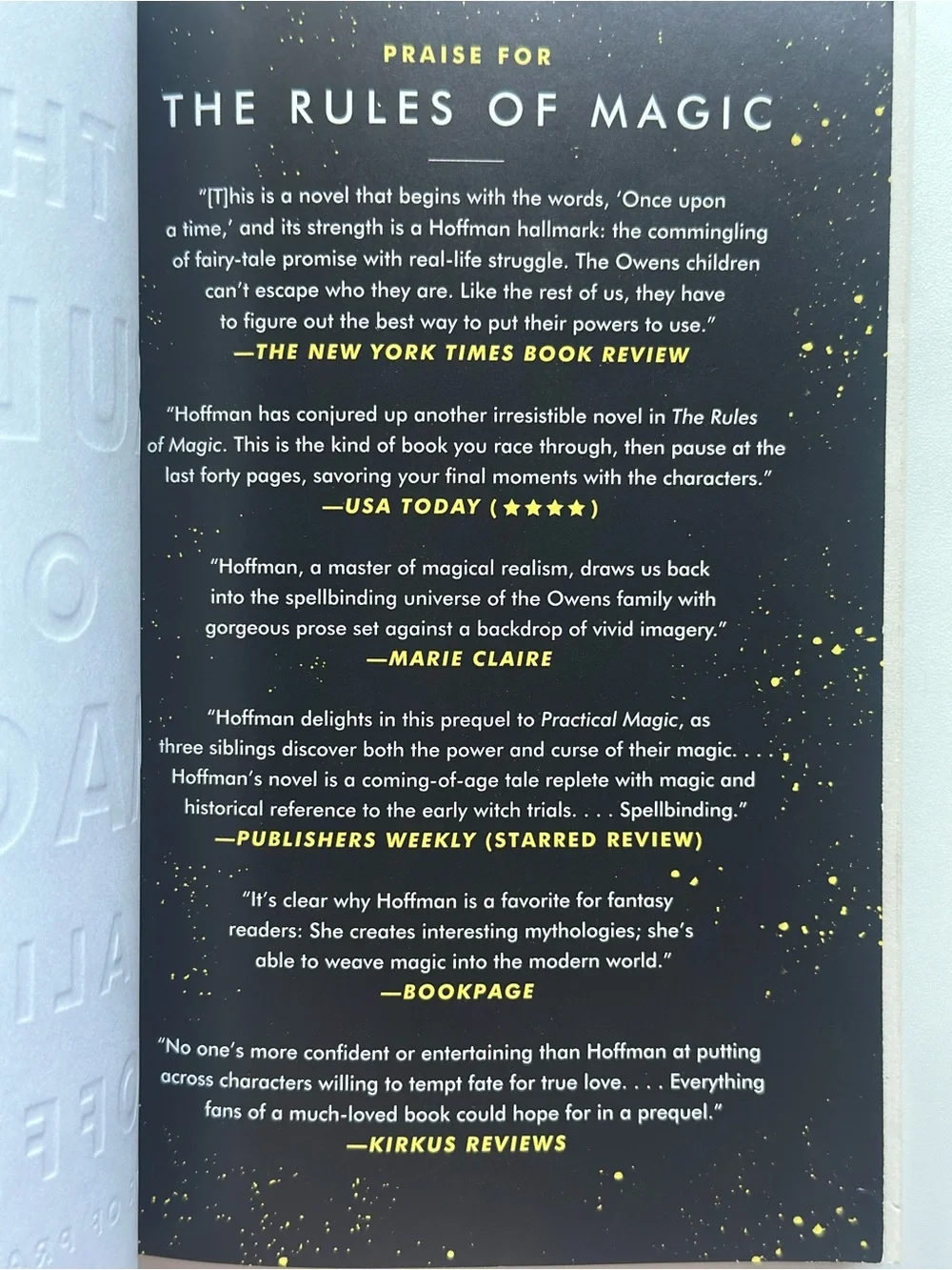 The Rules of Magic by Alice Hoffman | Fiction, Fantasy | Paperback Book